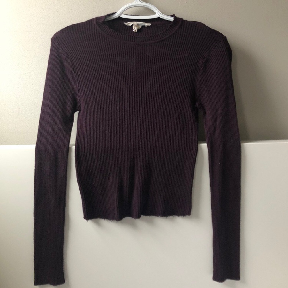 Deep-Plum Long-Sleeve